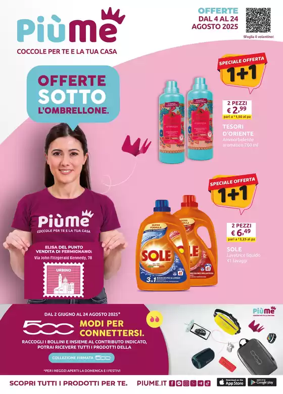 Offerte sotto l'ombrellone.