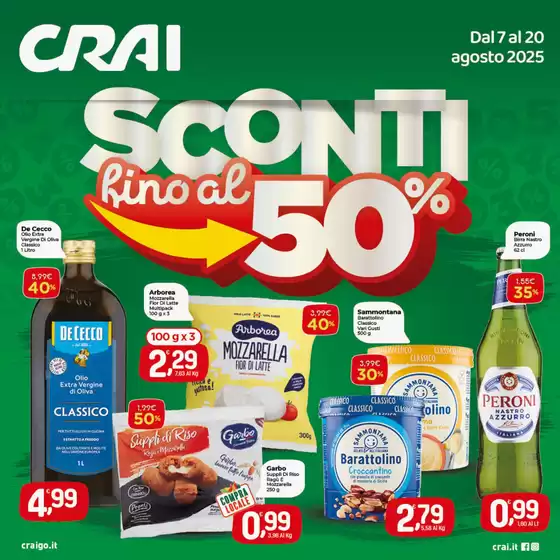 Sconti fino al 50%