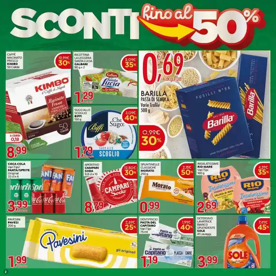 Sconti fino al 50%