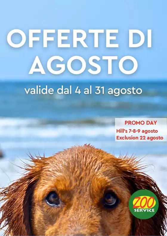 Volantino Zoo Service a Zero Branco | Volantino Zoo Service | 2025-08-04T00:00:00.000Z - 2025-08-31T00:00:00.000Z