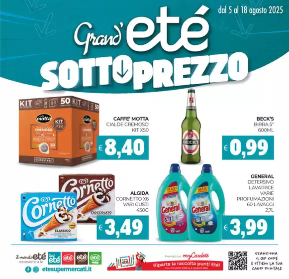 Volantino Etè | Grand'Ete sottoprezzo | 2025-08-04T00:00:00.000Z - 2025-08-18T00:00:00.000Z