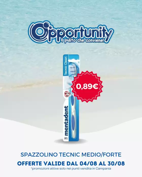 Offerte valide dal 04/08 al 30/08