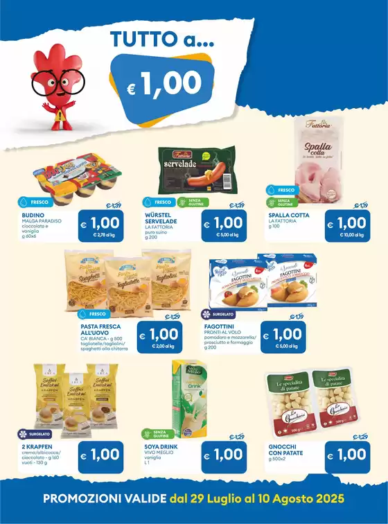 Tutto a 1€ 1.5€ 2€ 2.5€ 3€