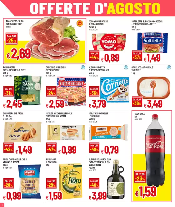 Offerte d'Agosto