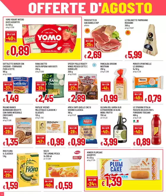 Offerte d'Agosto