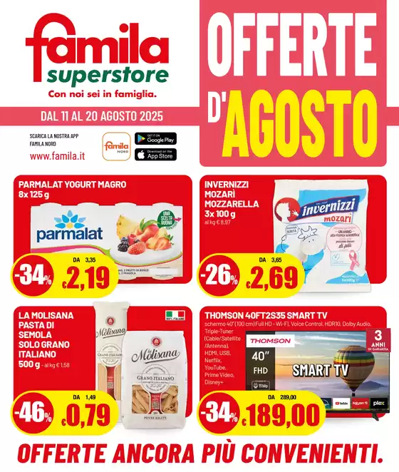 Offerte d'Agosto