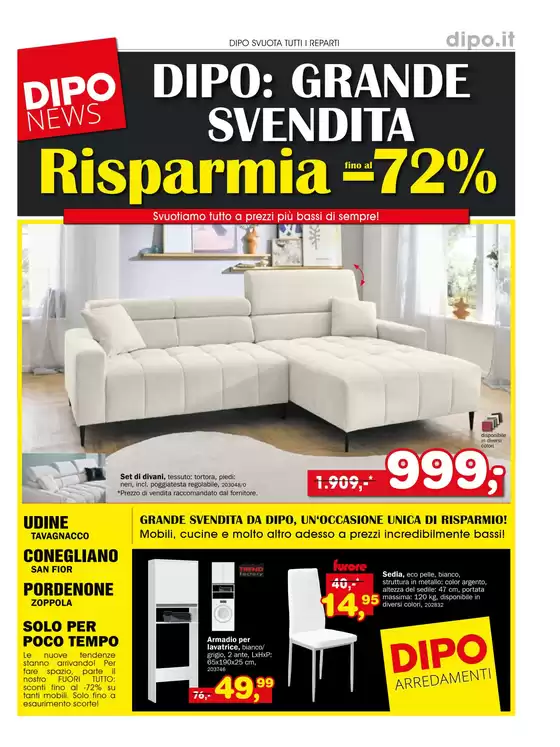 Risparmia fino al -72%