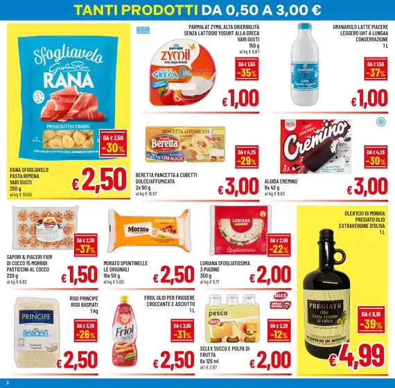 TANTI PRODOTTI DA 0,50 A 3,00€