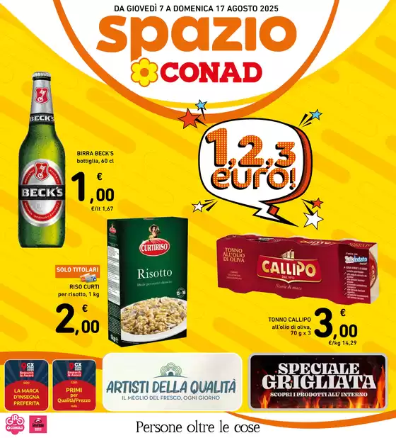Volantino Spazio Conad a Chianocco | 1, 2, 3€ | 2025-08-07T00:00:00.000Z - 2025-08-17T00:00:00.000Z
