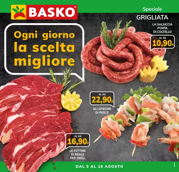 Dal al 18 agosto