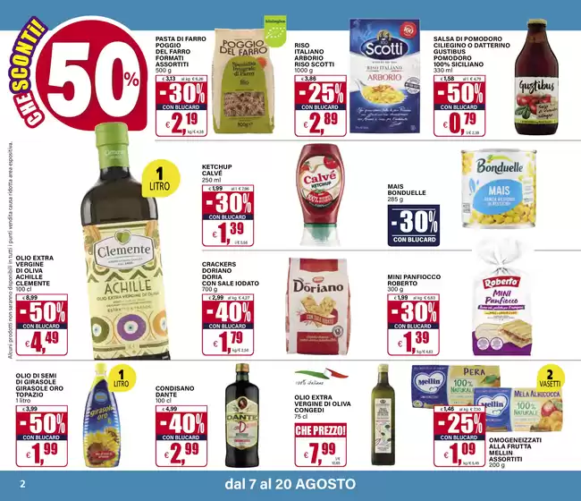 Sconti 30% 40% 50%