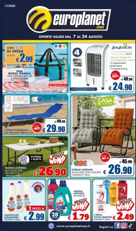 Offerte valide dal 7 al 24 agosto 