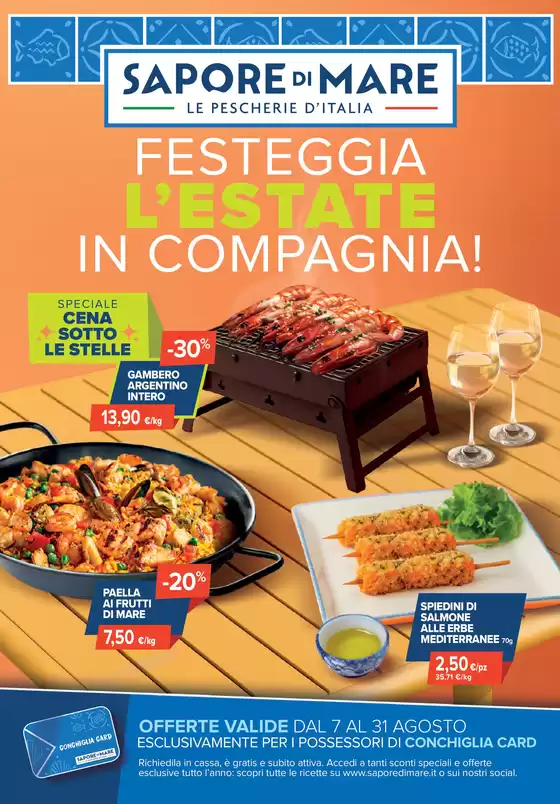 Festeggia l'estate in compagnia!