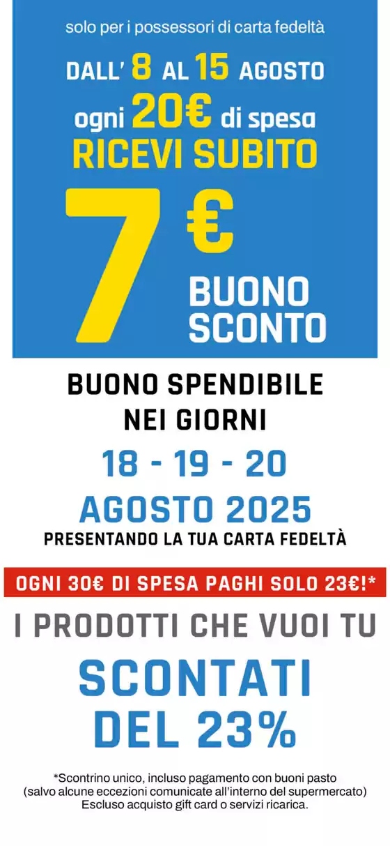 FERRAGOSTO DI RISPARMIO E FRESCHEZZA