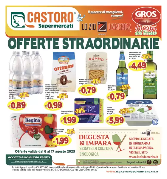 OFFERTE STRAORDINARIE