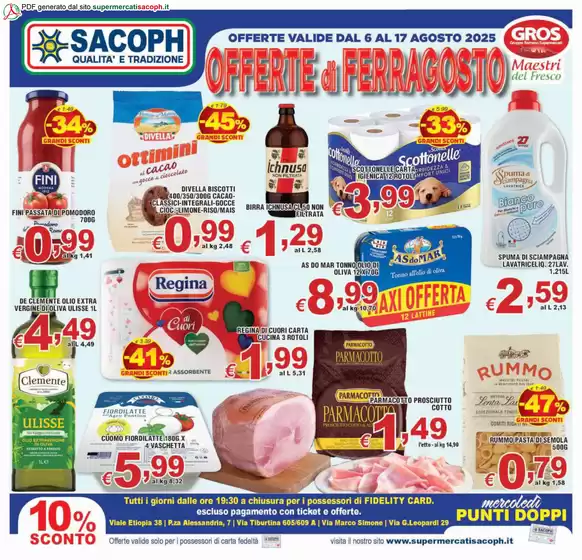 OFFERTE& FERRAGOSTO
