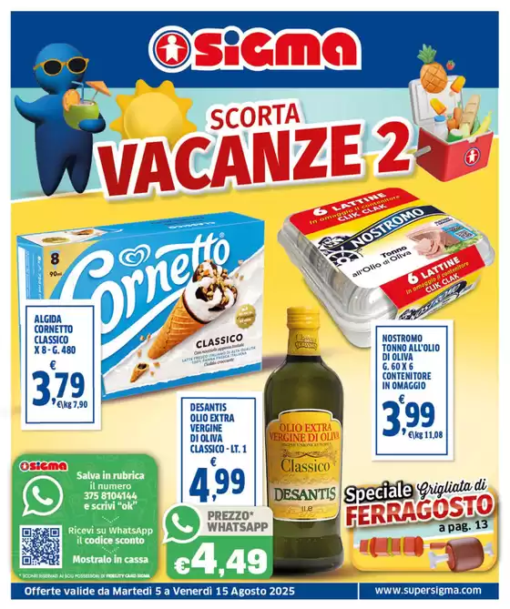 Volantino Sigma a Uras | SCORTA VACANZE 2 | 2025-08-06T00:00:00.000Z - 2025-08-15T00:00:00.000Z
