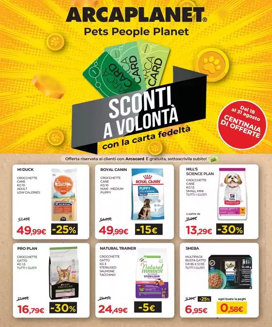 Sconti a volontà