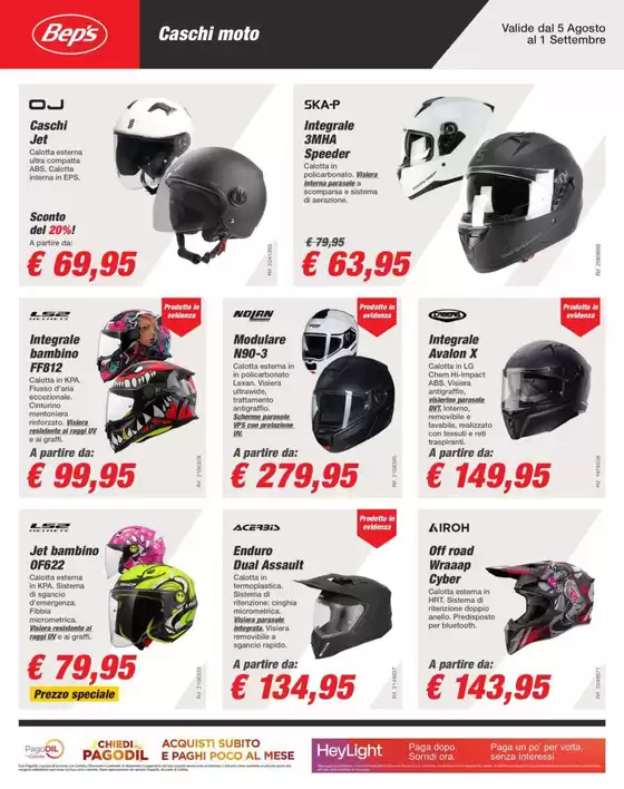 Promozioni di agosto