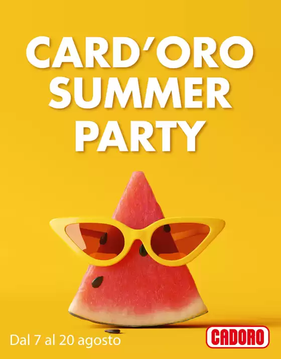 Card'oro summer party