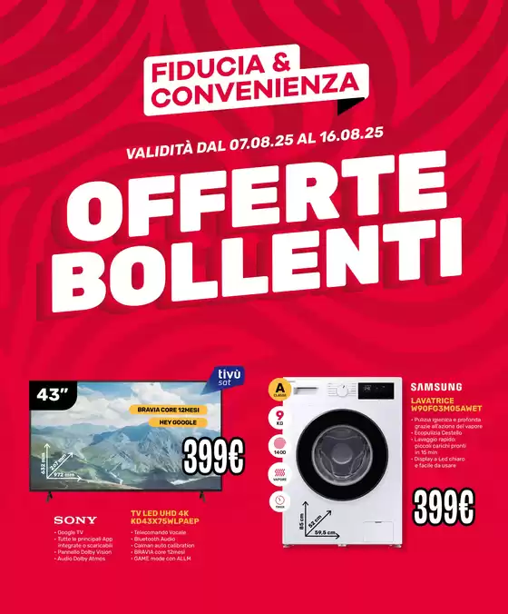 Volantino Fiducia & Convenienza a Trebaseleghe | Offerte bollenti | 2025-08-07T00:00:00.000Z - 2025-08-16T00:00:00.000Z