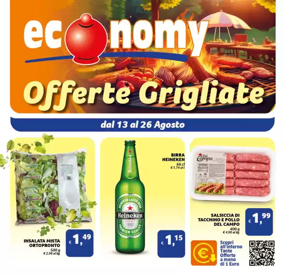 Volantino Economy a Sassuolo | Offerte grigliate! | 2025-08-13T00:00:00.000Z - 2025-08-26T00:00:00.000Z
