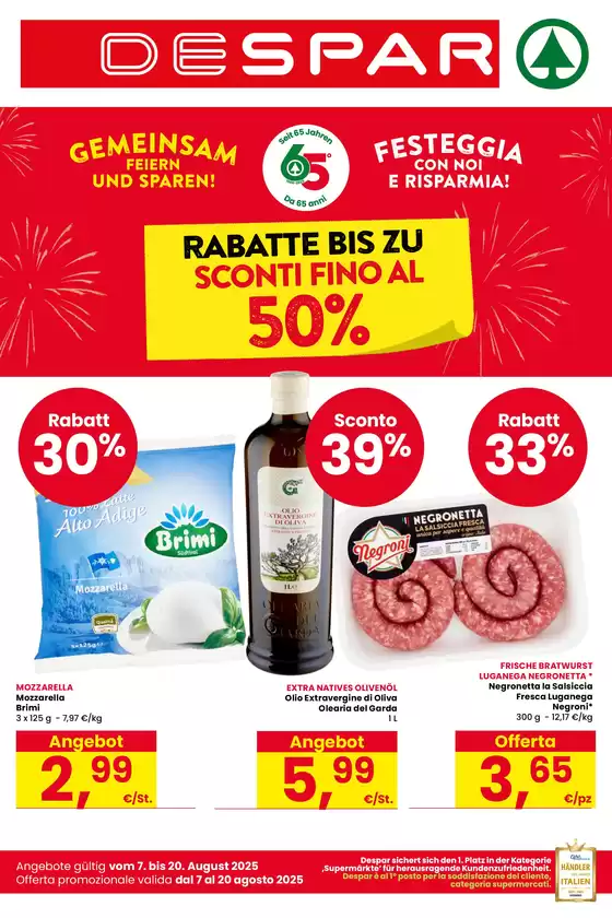 Sconti fino al 50%