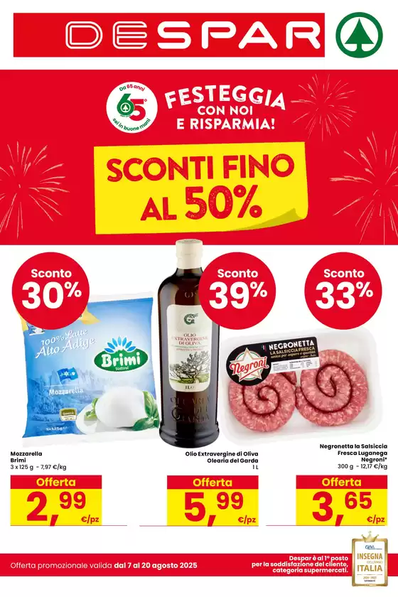 Sconti fino al 50%