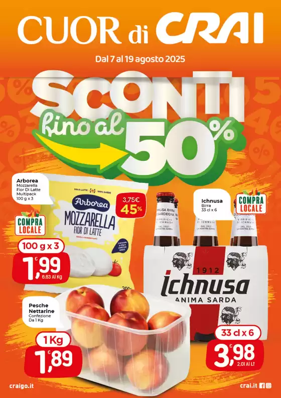 Sconti fino al 50%