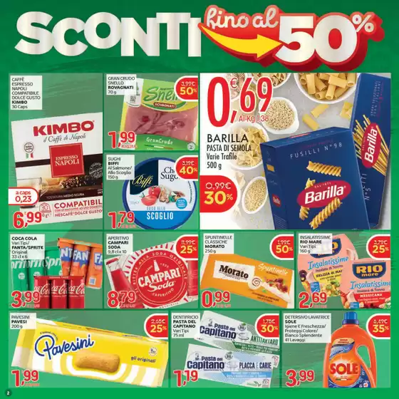 Sconti fino al 50%
