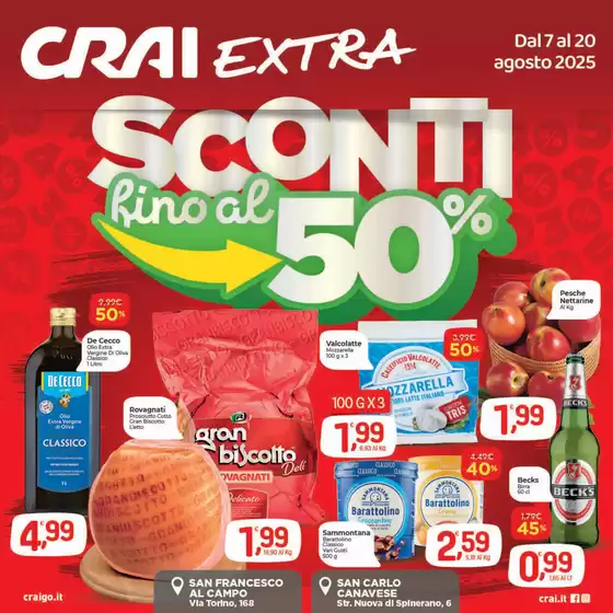 Sconti fino al 50%