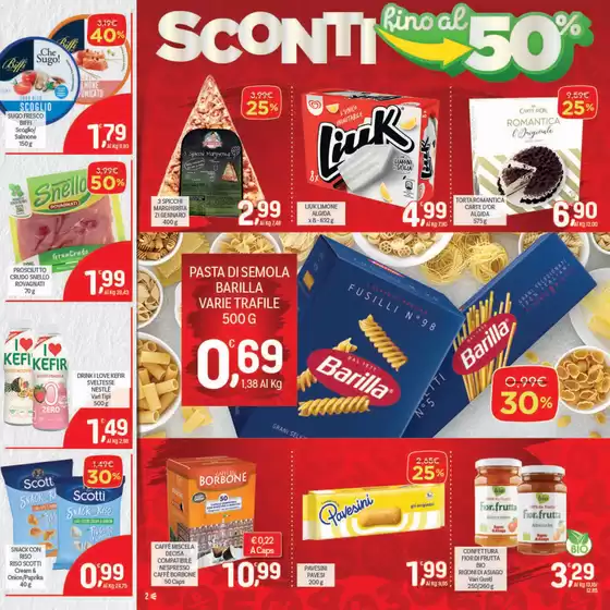 Sconti fino al 50%