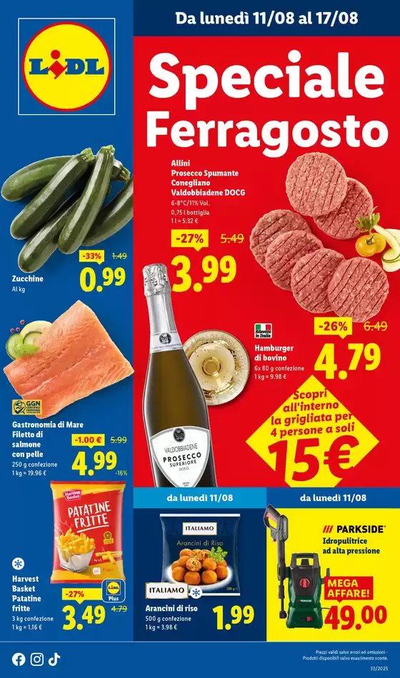 Volantino Lidl a Concesio | Speciale Ferragosto | 2025-08-11T00:00:00.000Z - 2025-08-17T00:00:00.000Z