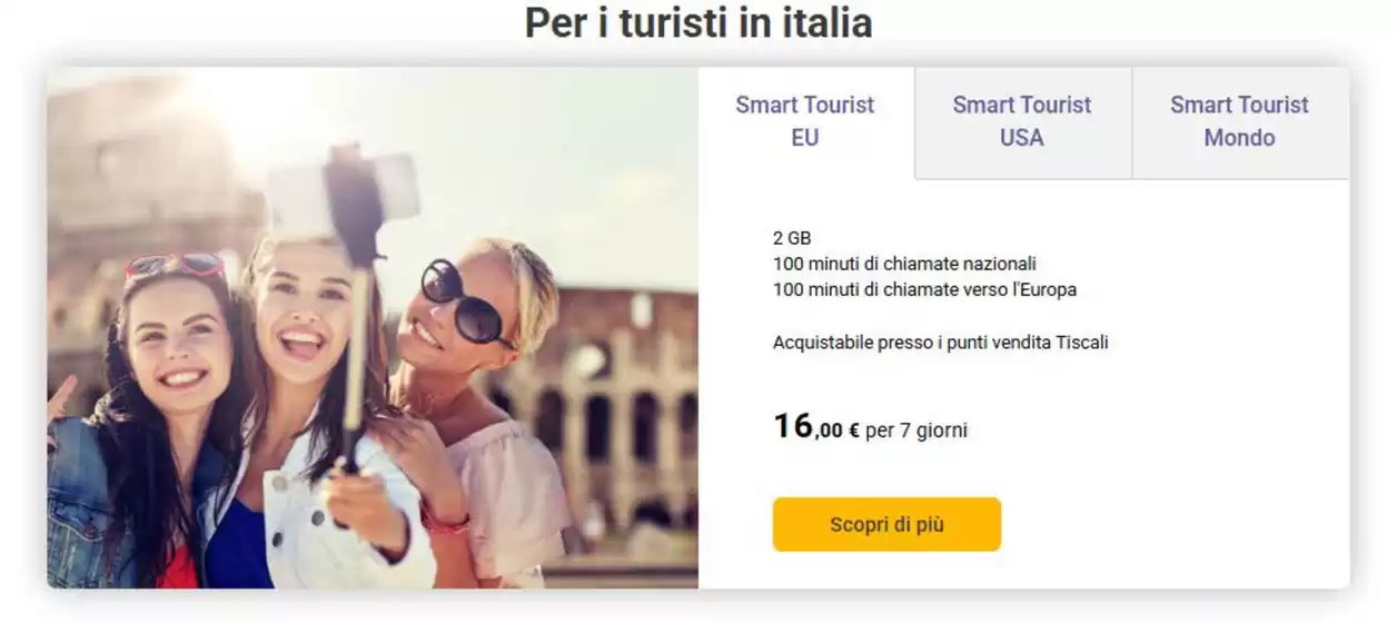 Per i turisti in italia 