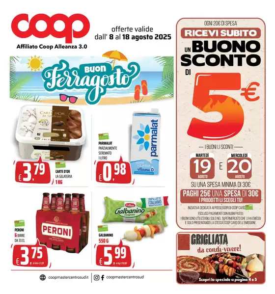 Dall' 8 al 18 agosto 2025