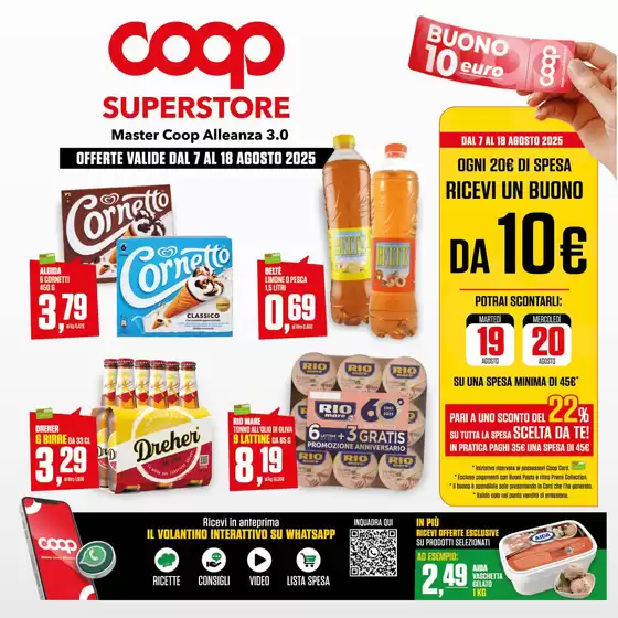 OFFERTE VALIDE DAL 7 AL 18 AGOSTO 2025