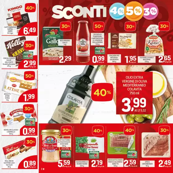 Sconti 40% 50% 30%