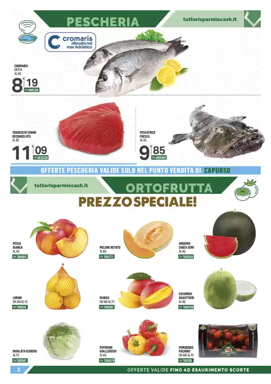 Offerte valide dall' 11 al 24 agosto 2025