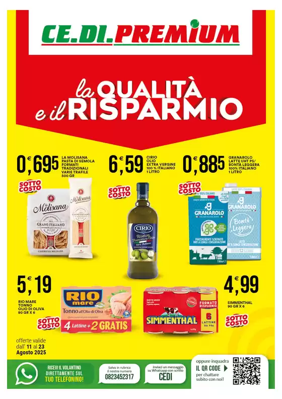 La QUALITÀ e il RISPARMIO