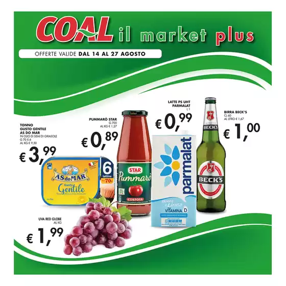 Volantino Coal a Fermo | Coal il market. | 2025-08-14T00:00:00.000Z - 2025-08-27T00:00:00.000Z