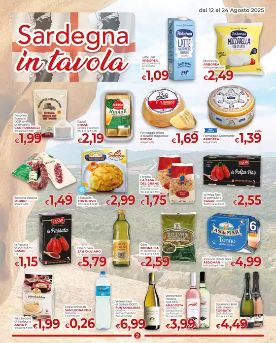 Promozione dal 12 al 24 Agosto 2025