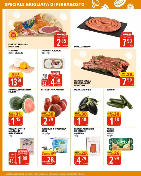 SPECIALE GRIGLIATA DI FERRAGOSTO