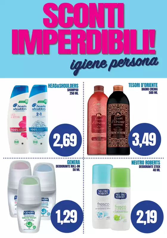 Sconti imperdibili