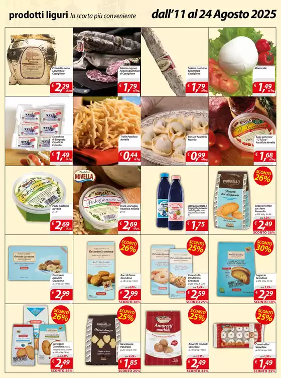 A ferragosto la convenienza e tuta ligure!