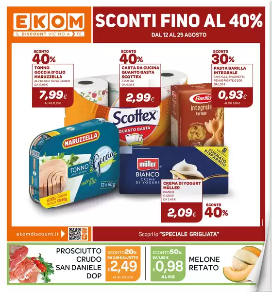 SCONTI FINO AL 40%