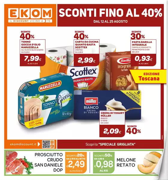 SCONTI FINO AL 40%