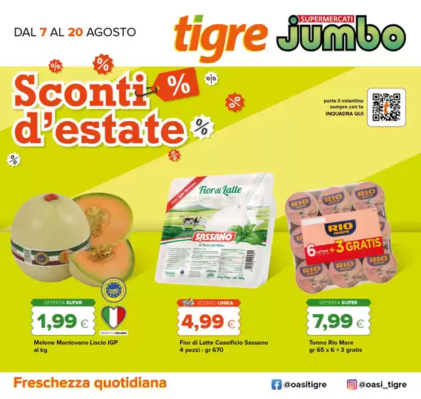 Volantino Tigre a Osteria Nuova | Sconti d'estate | 2025-08-12T00:00:00.000Z - 2025-08-20T00:00:00.000Z