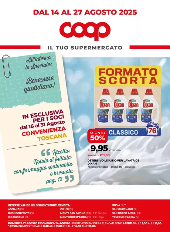 DAL 14 AL 27 AGOSTO 2025