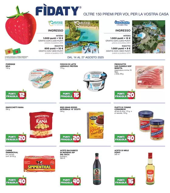 Raccolta punti fragola