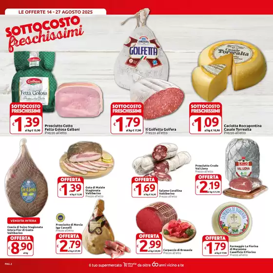 Sottocosto freschissimi
